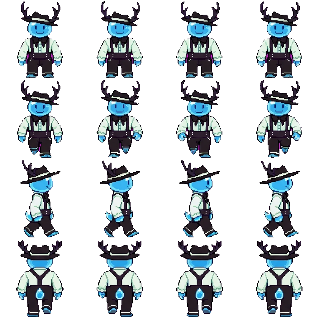 Mart the waterimp movement sprite