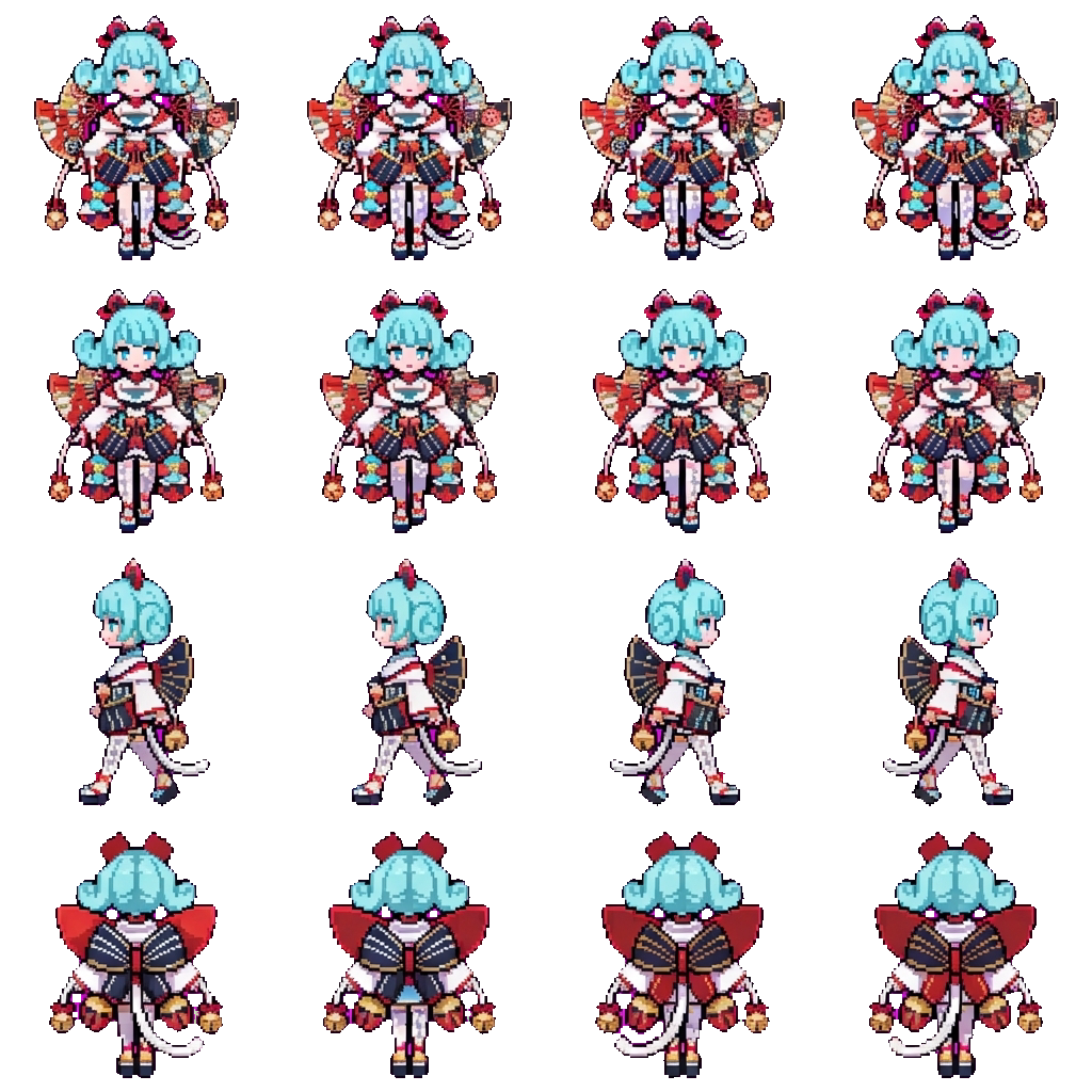Kitty Chan movement sprite