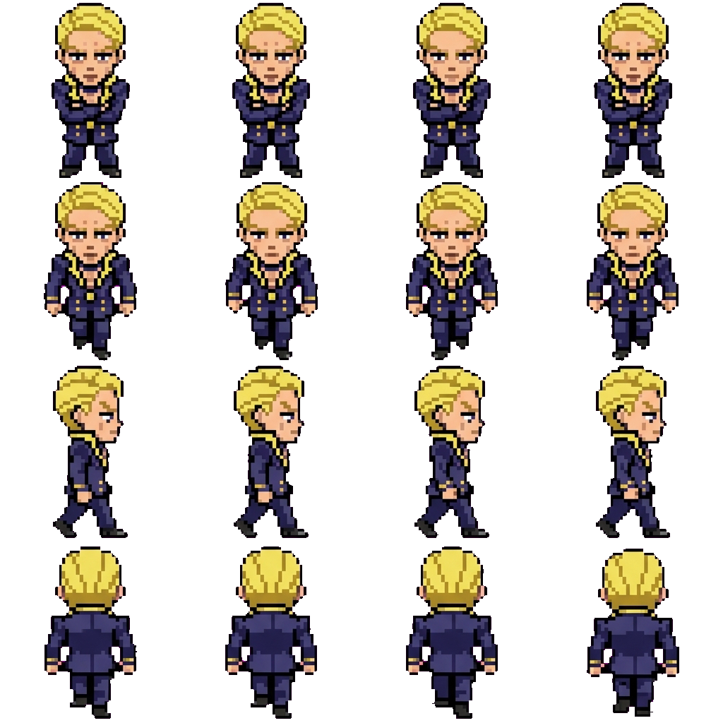 Prosciutto movement sprite