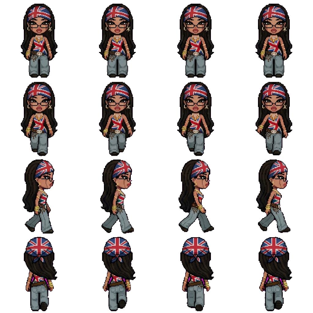 North movement sprite