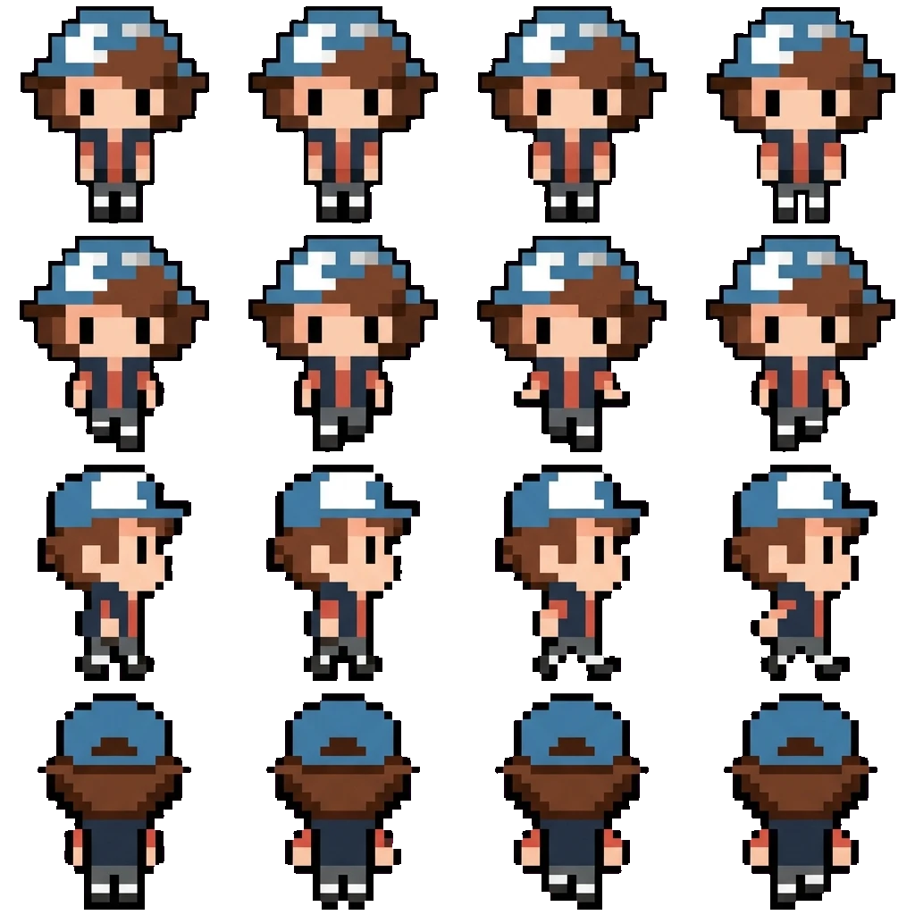 Dipper Pines movement sprite