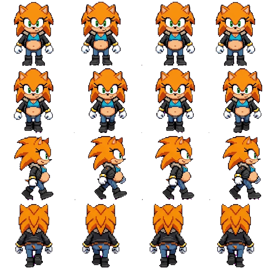 Sofia movement sprite