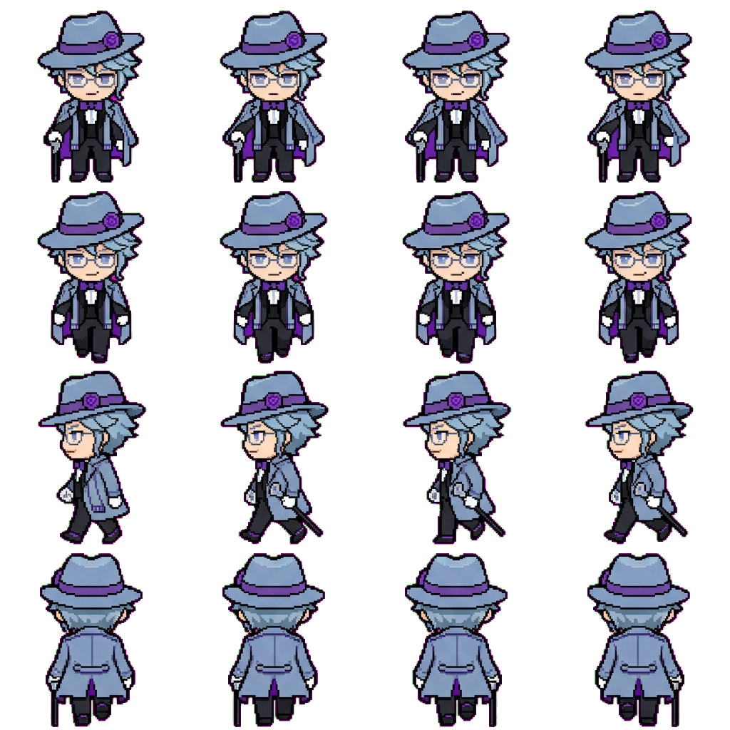 Azul movement sprite