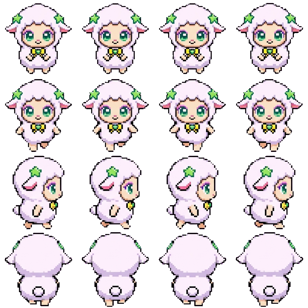 Snuggyping movement sprite