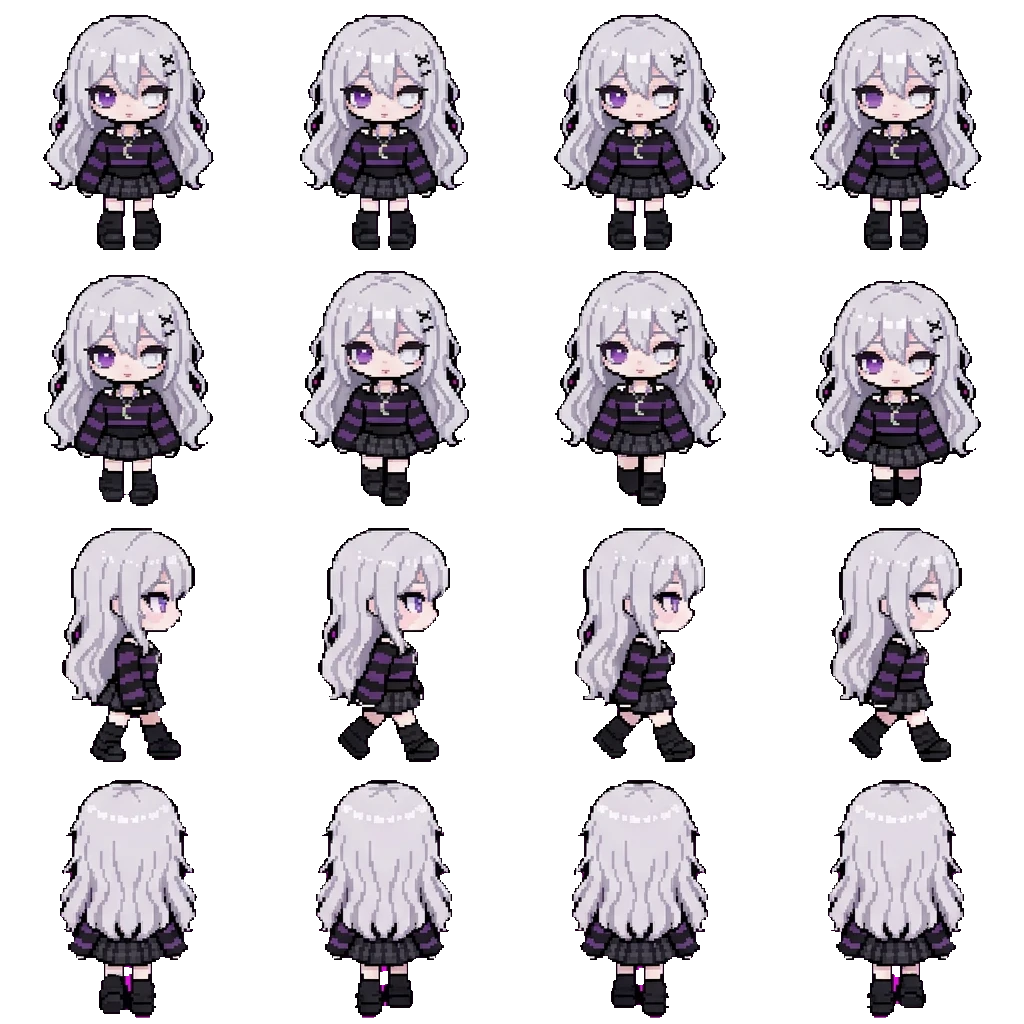 Hana movement sprite