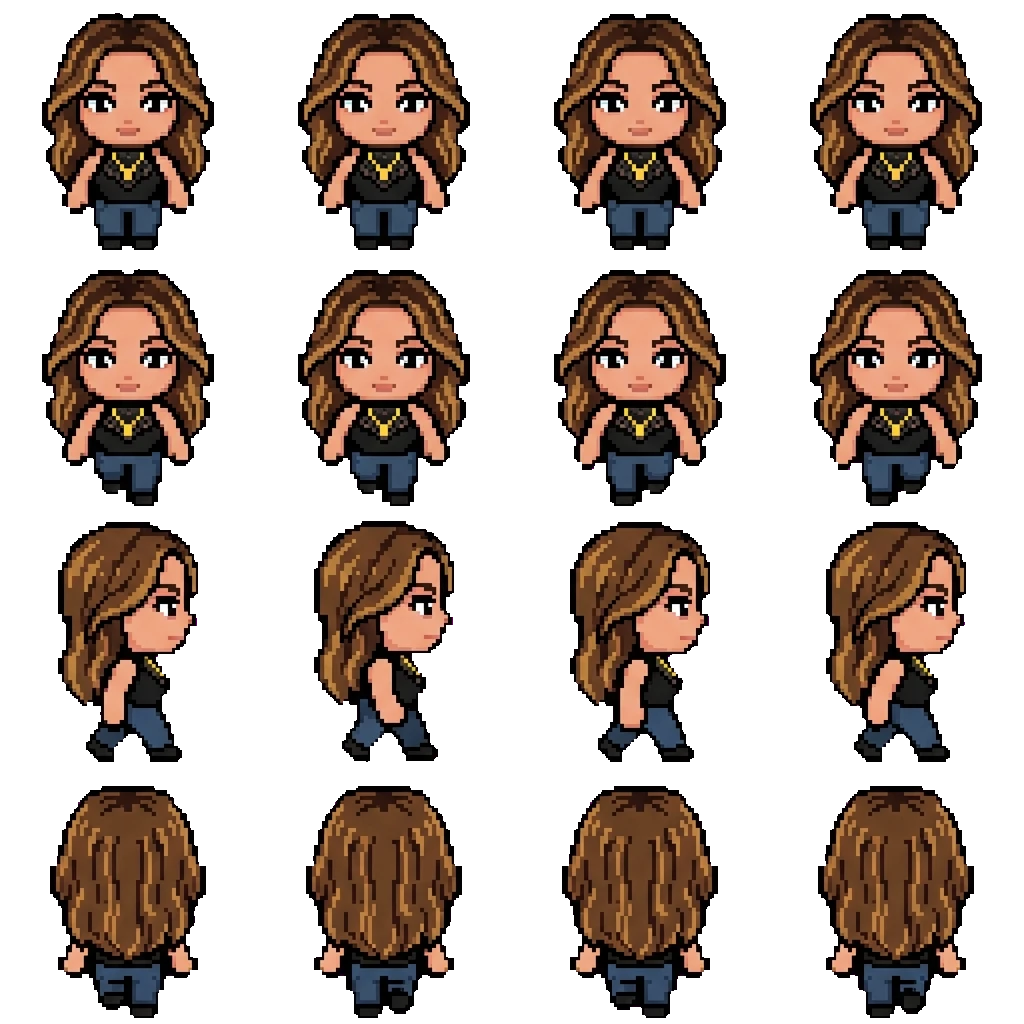 Aitana movement sprite