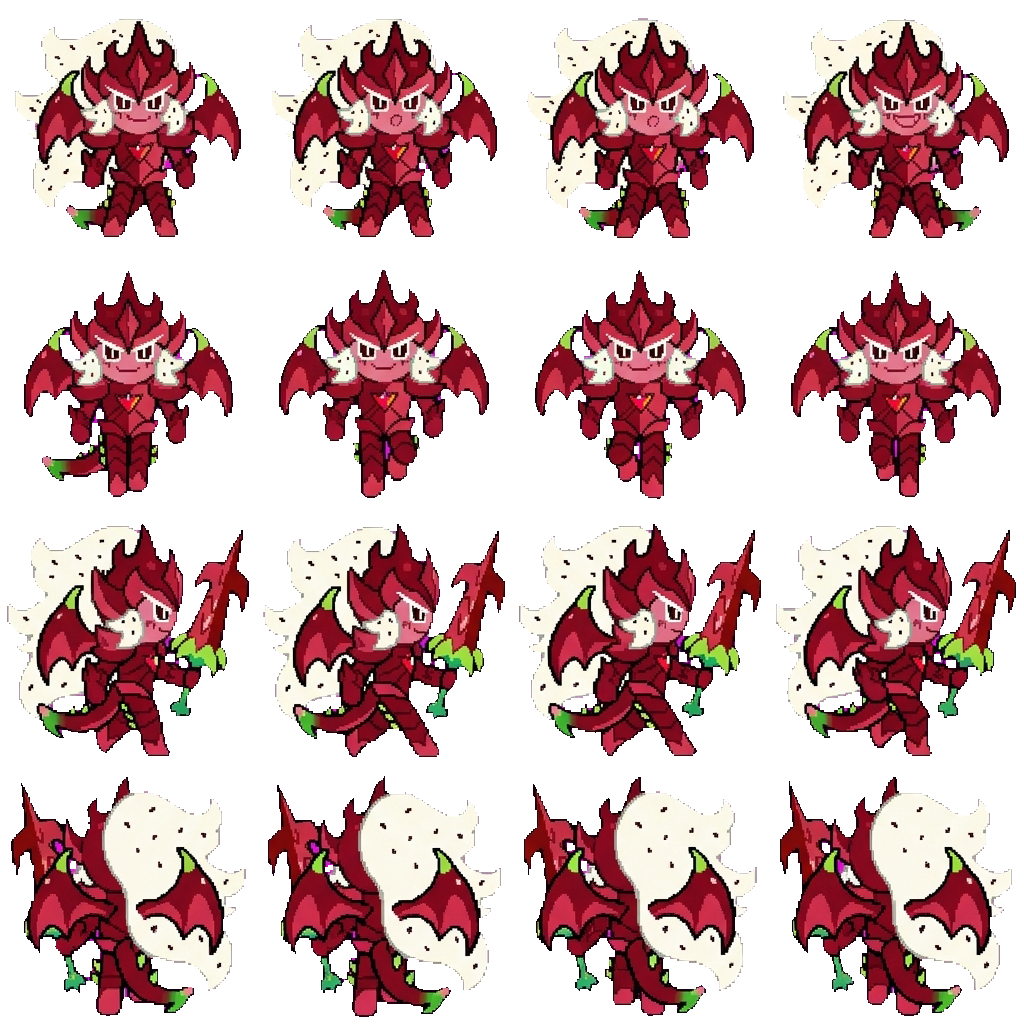 Pitaya Dragon Cookie movement sprite
