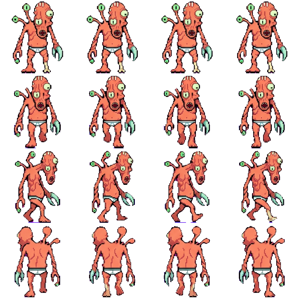 HUGH MANN movement sprite