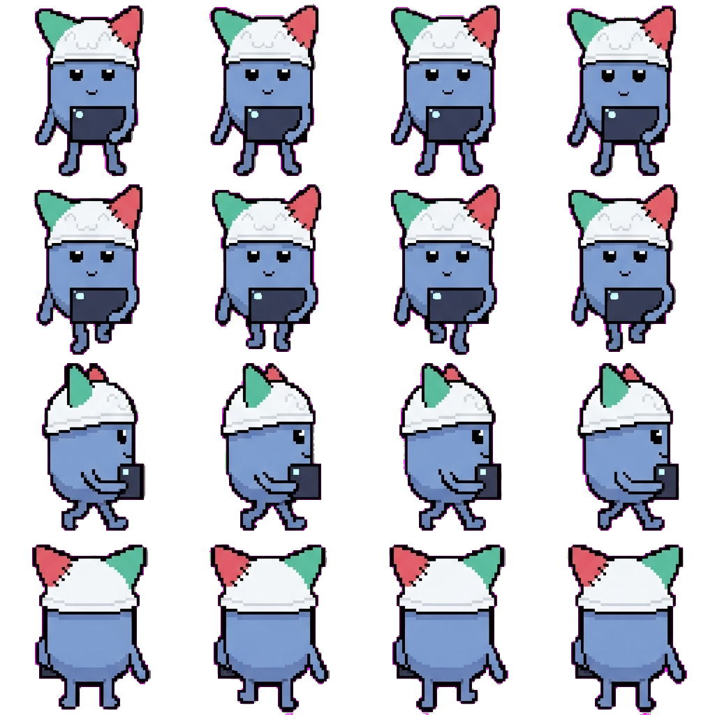 Commotion movement sprite