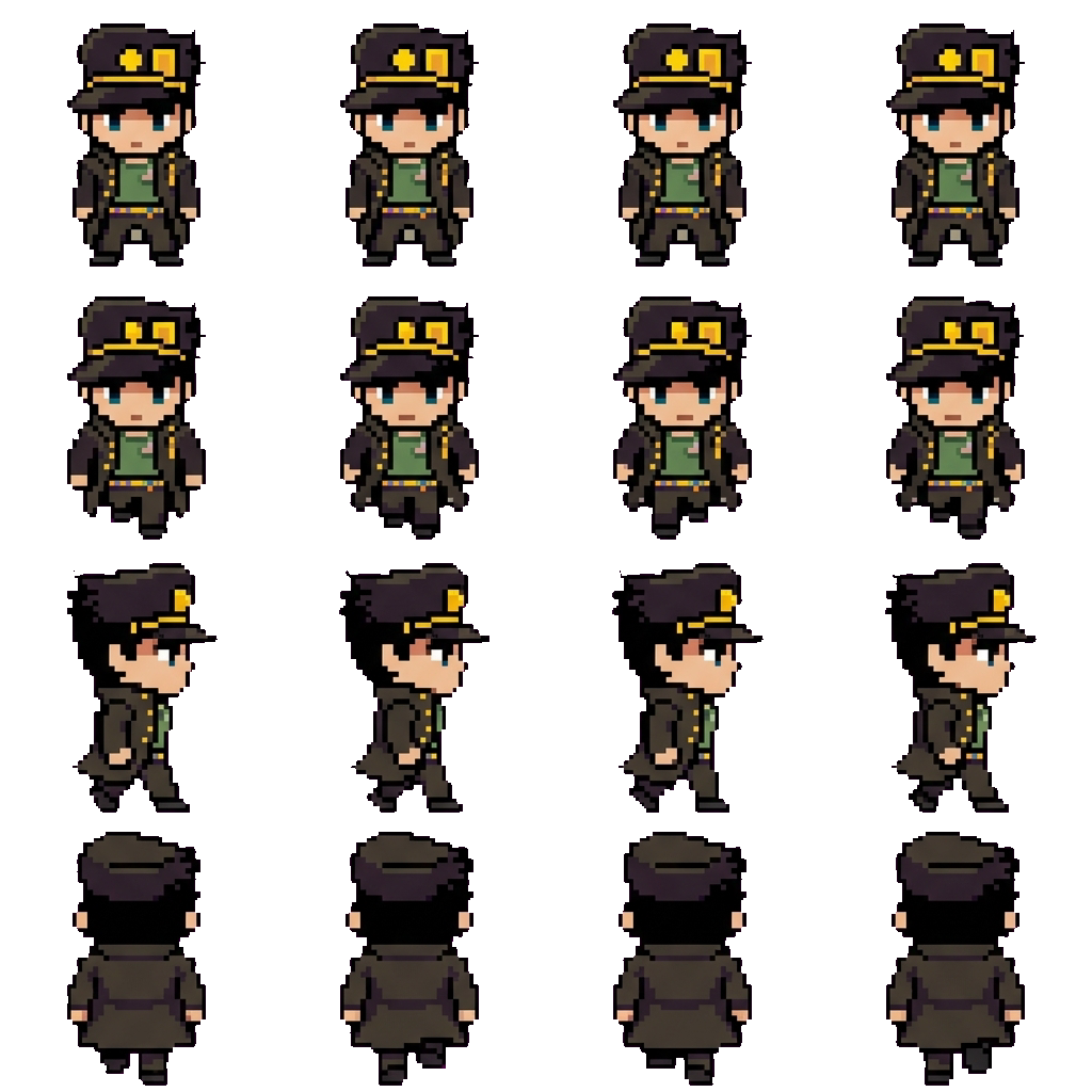 Jotaro kujo movement sprite