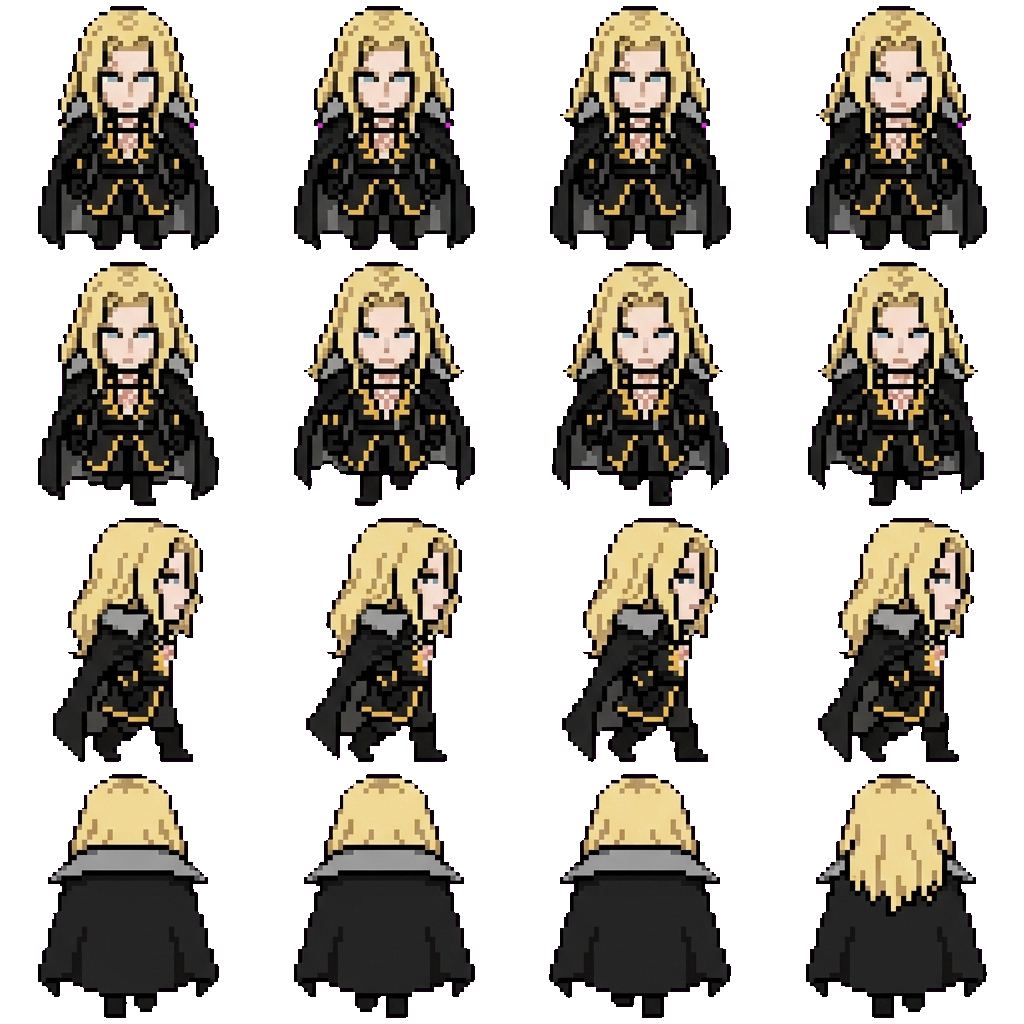 Alucard Tepes movement sprite
