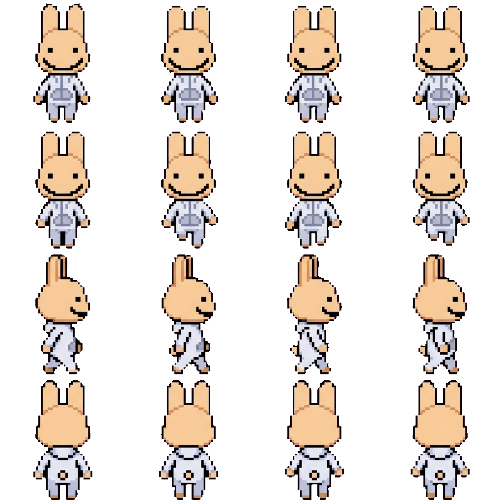 Intern movement sprite