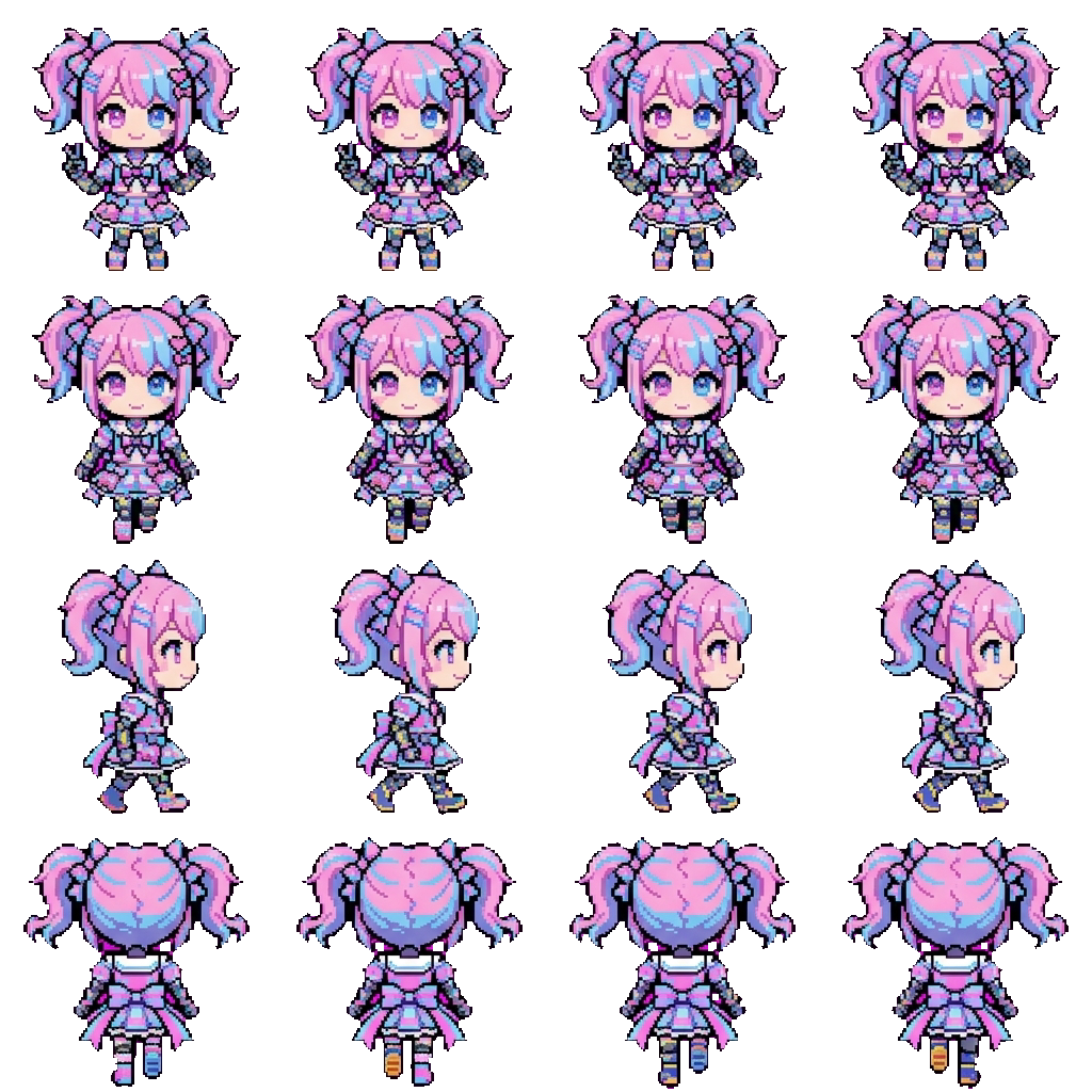 V-245azk (Melody) movement sprite