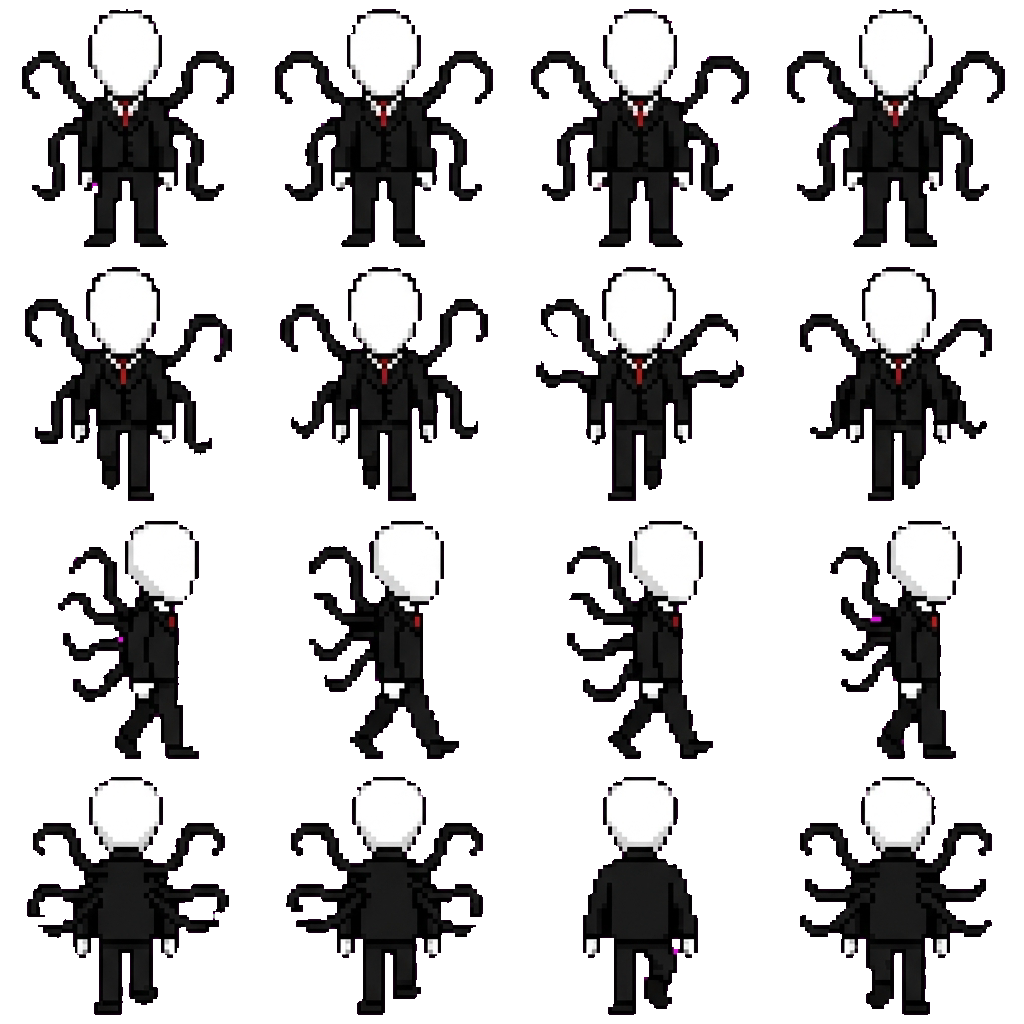 Slenderman movement sprite