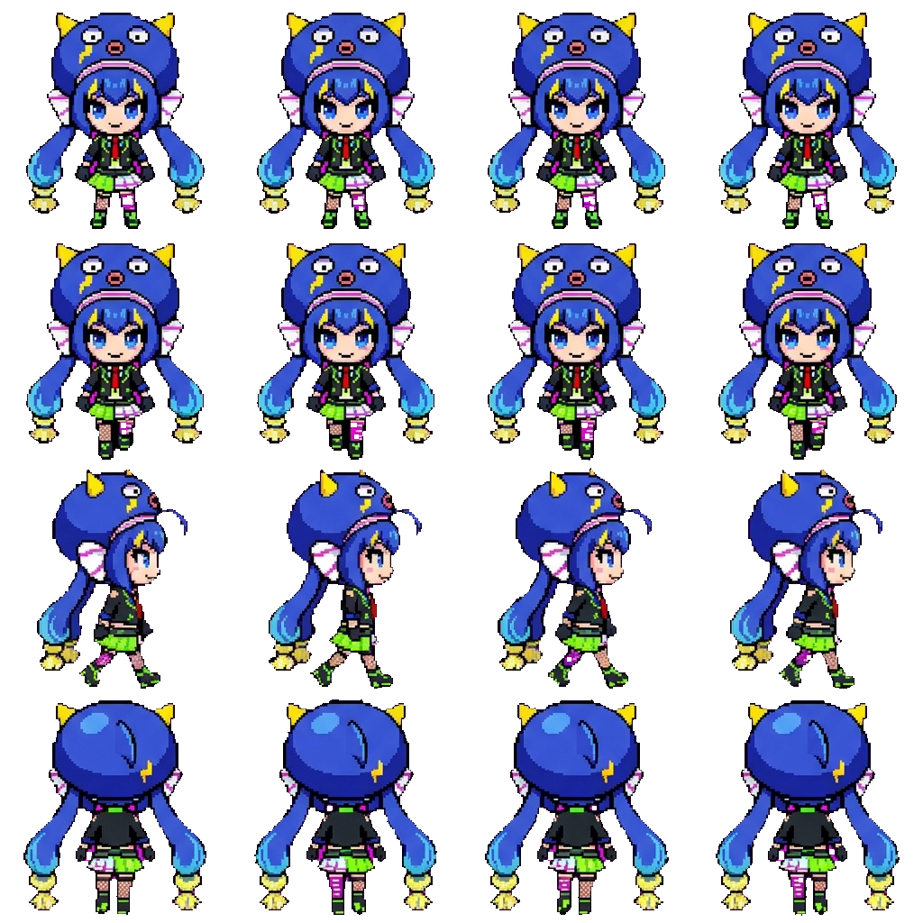 Una movement sprite