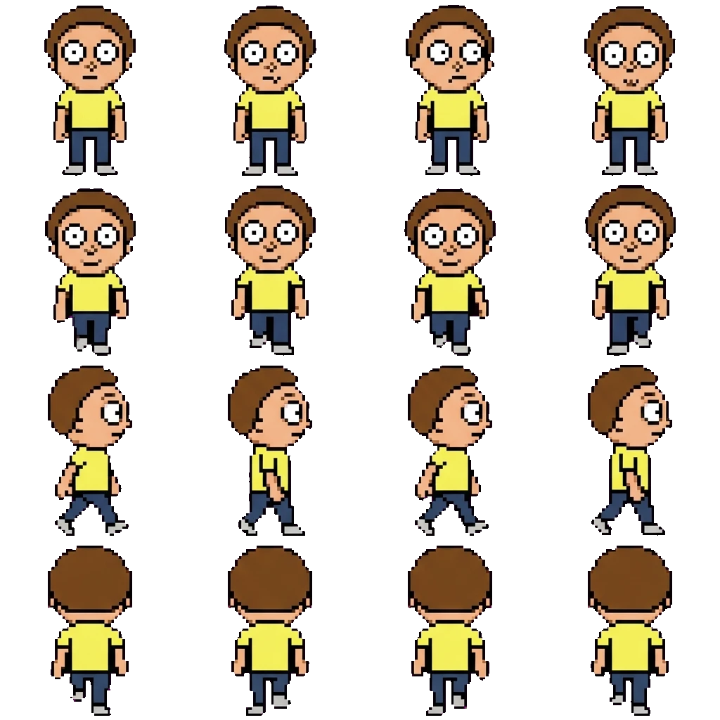 Morty movement sprite