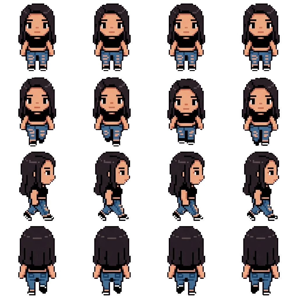 Solara Peachbottom movement sprite