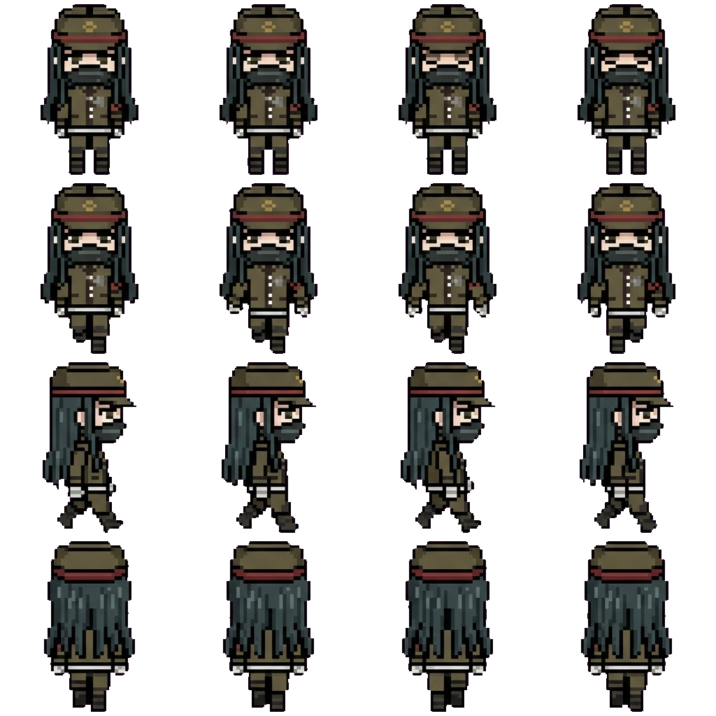 Korekiyo shinguji movement sprite