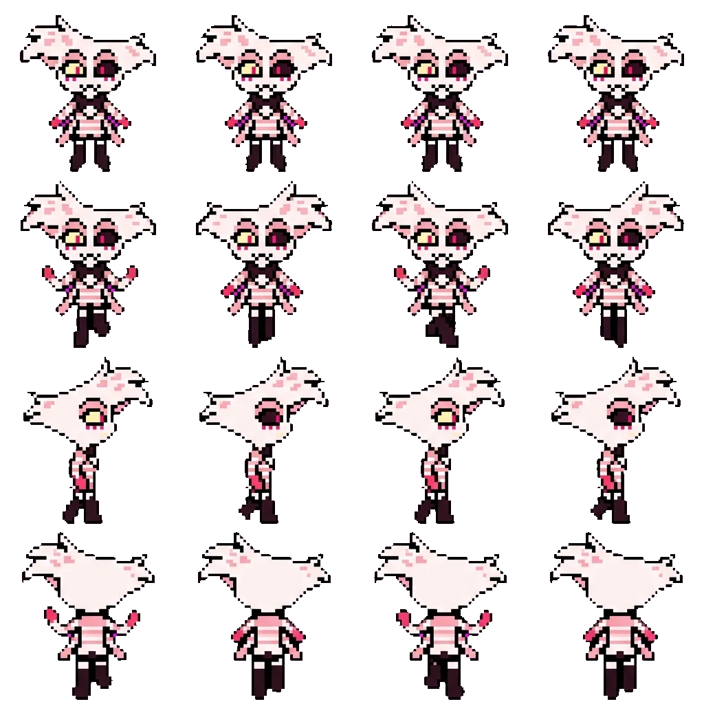 Angel Dust movement sprite