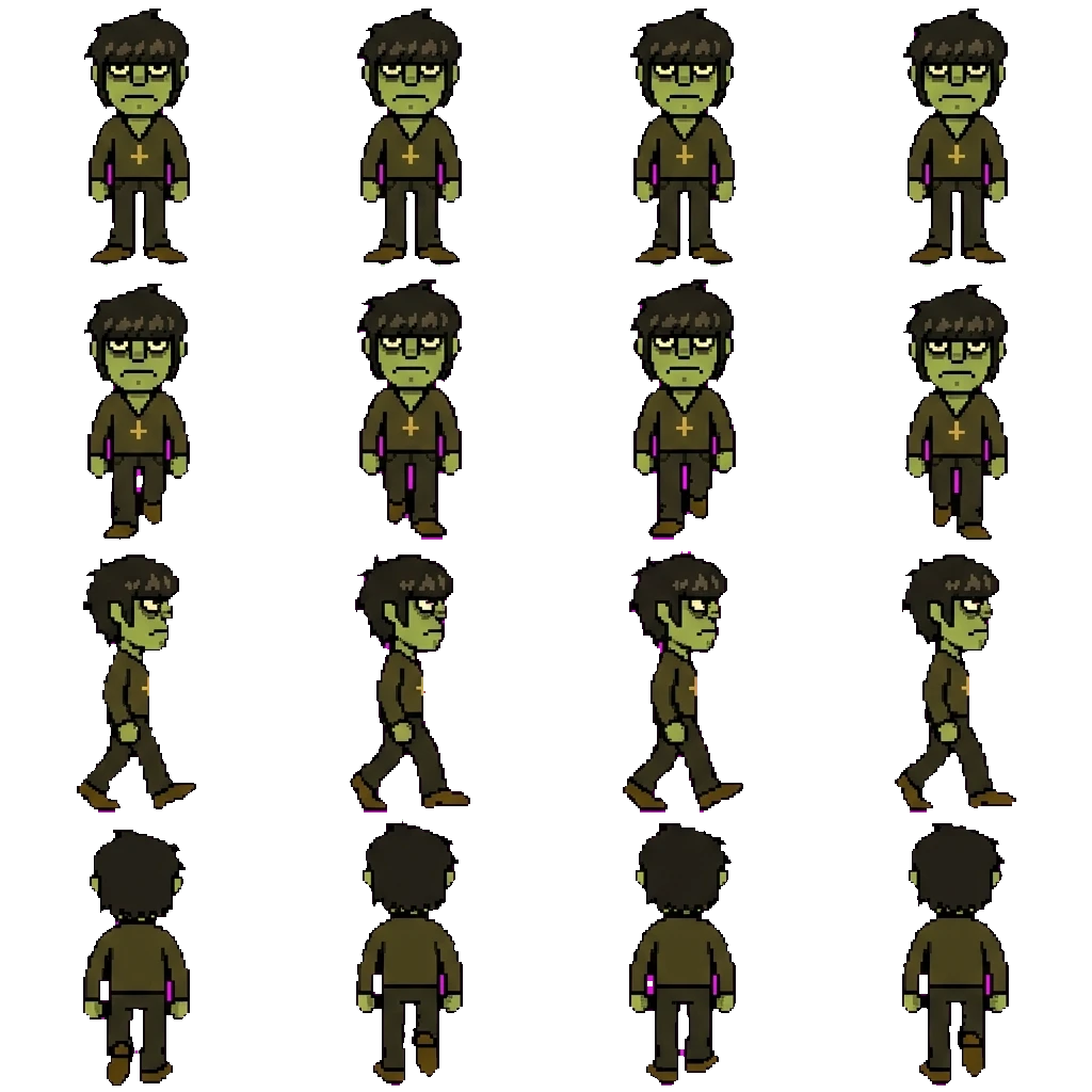 Murdoc movement sprite