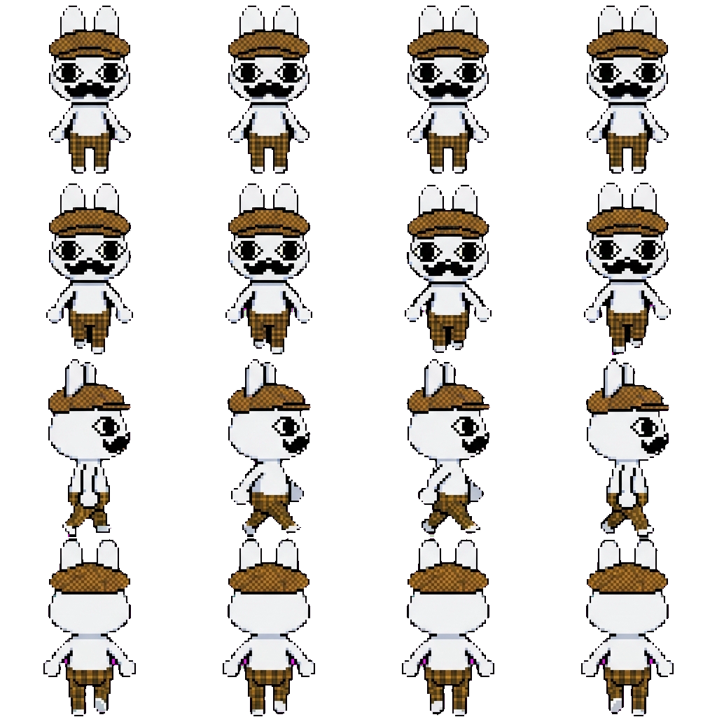 Barney movement sprite