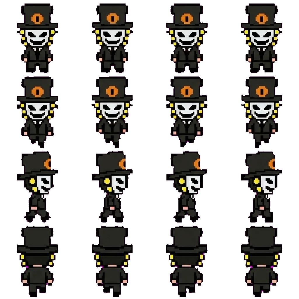 Sinister Mafia Boss movement sprite