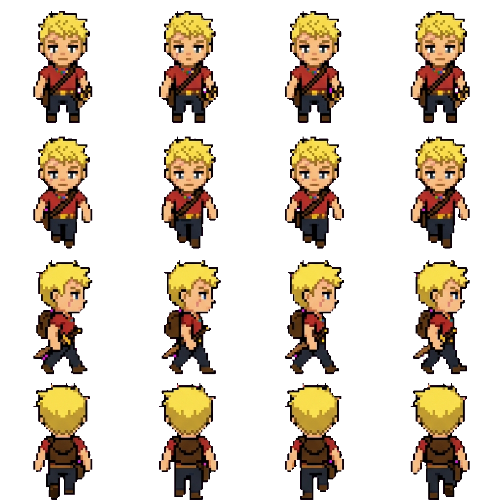 Luke Castellan movement sprite