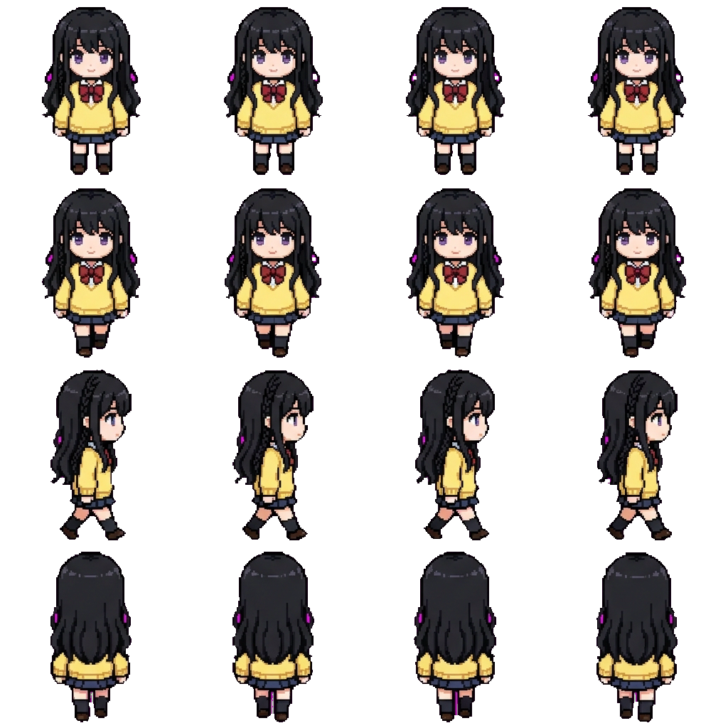 Shiraiwa aika movement sprite