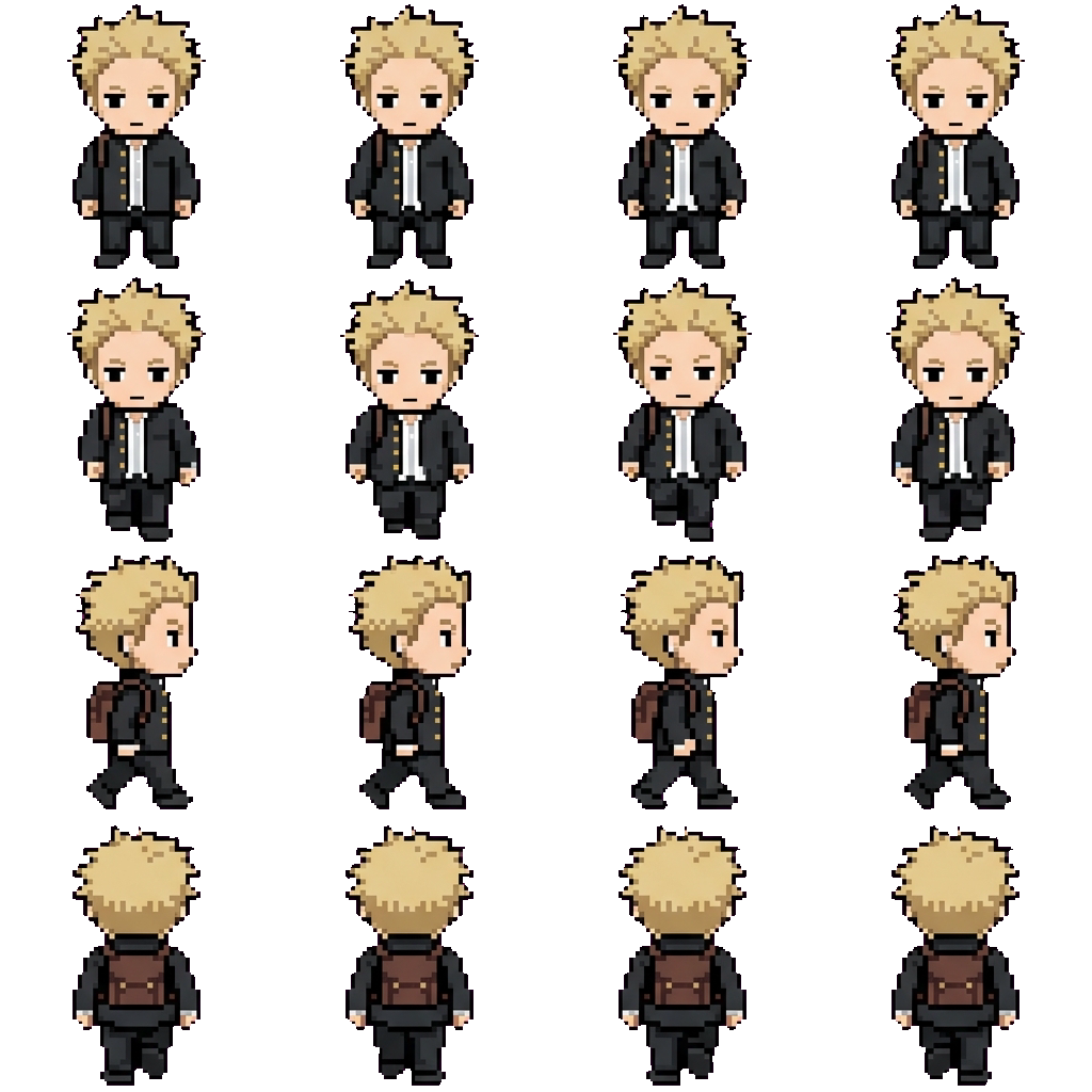 Rintaro Tsumugi movement sprite