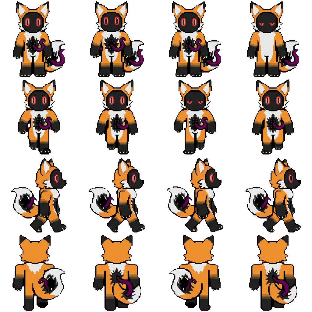 monster Sophie Fox movement sprite