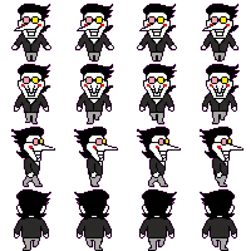 Spamton movement sprite
