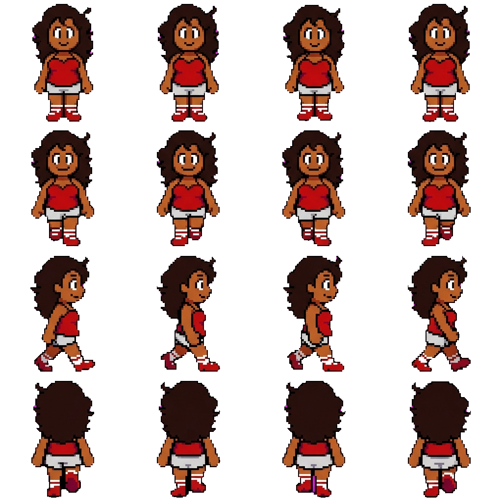 Sarah movement sprite