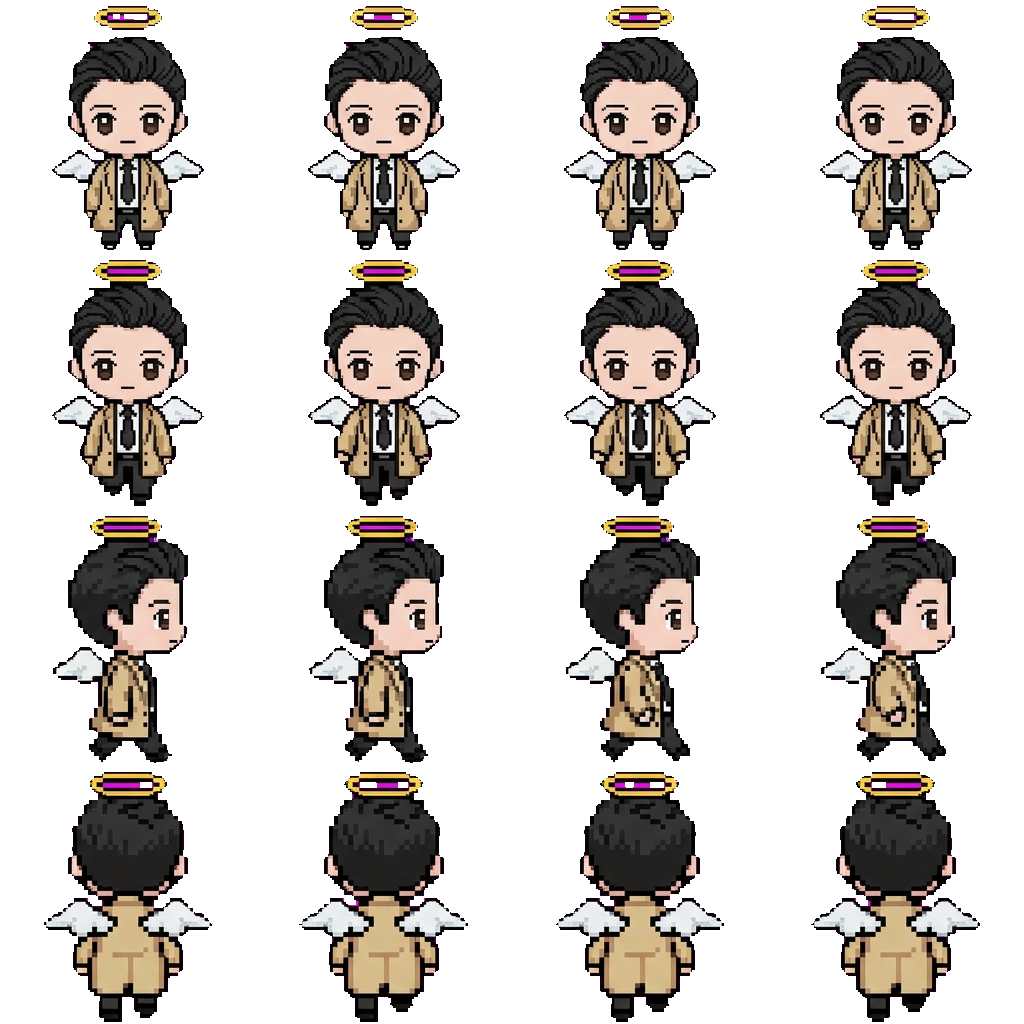 Castiel movement sprite