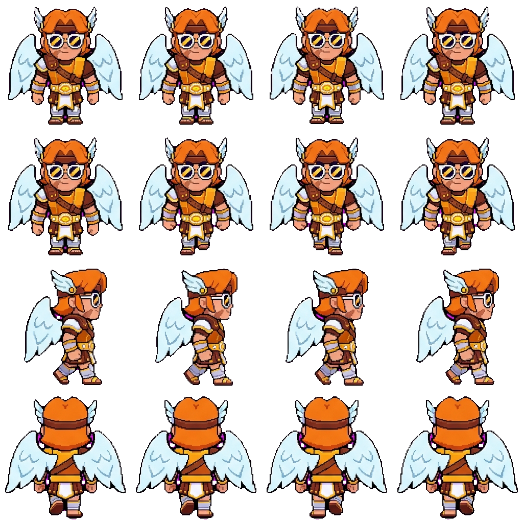 Buster movement sprite