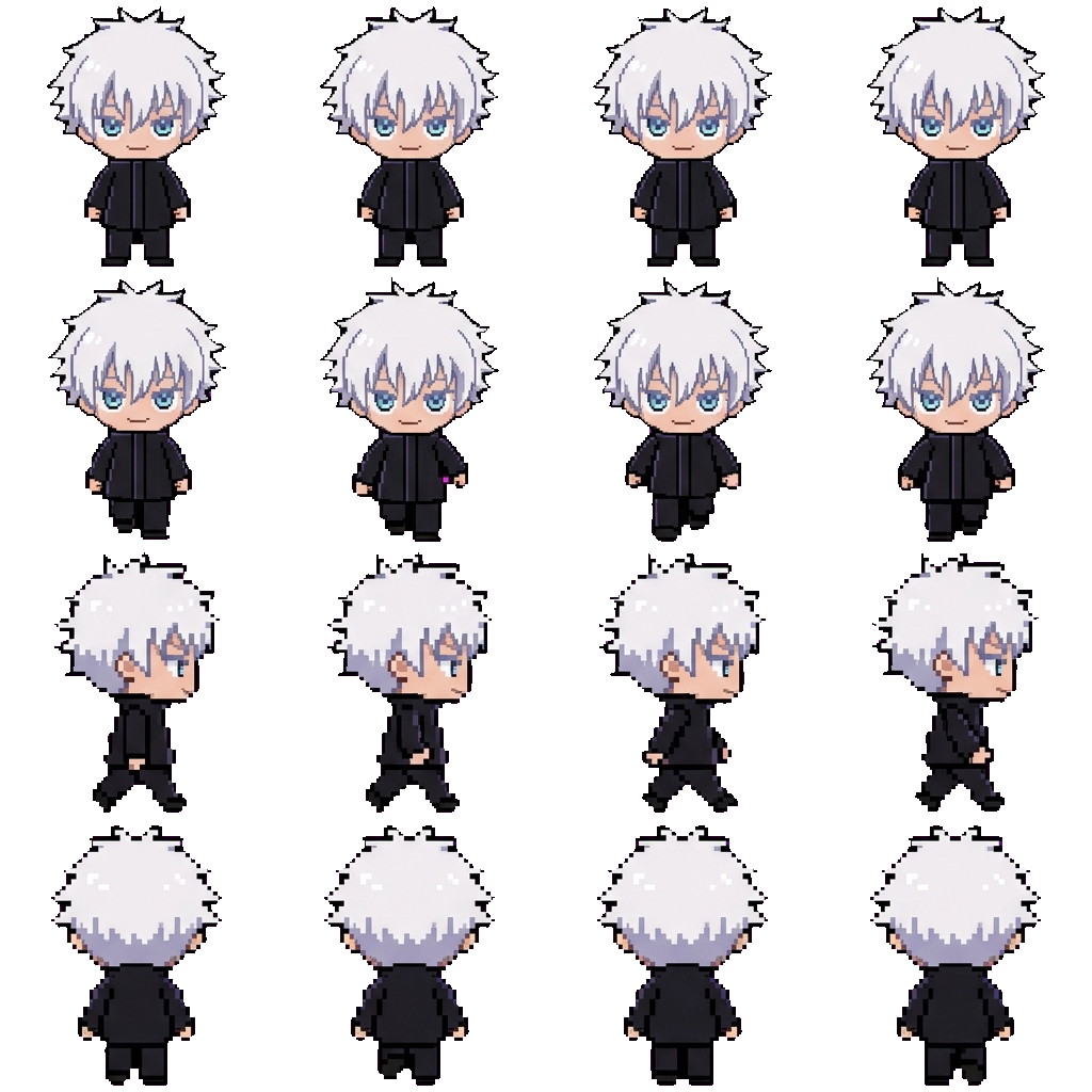 고죠 사토루 movement sprite