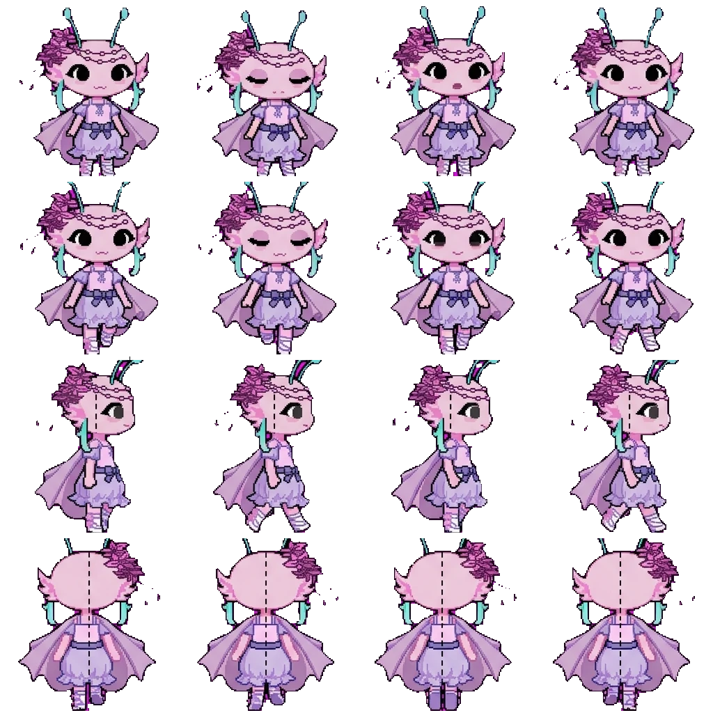 Maesha movement sprite