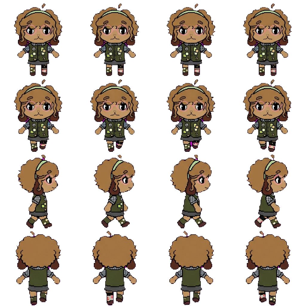 Daisy movement sprite