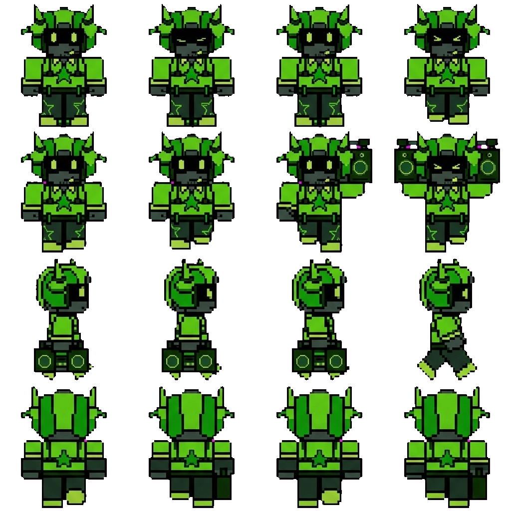 Boombox movement sprite