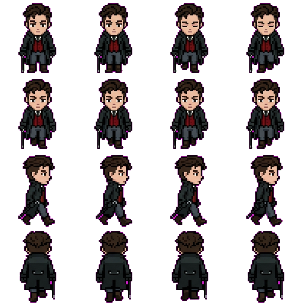 Kaz Brekker movement sprite