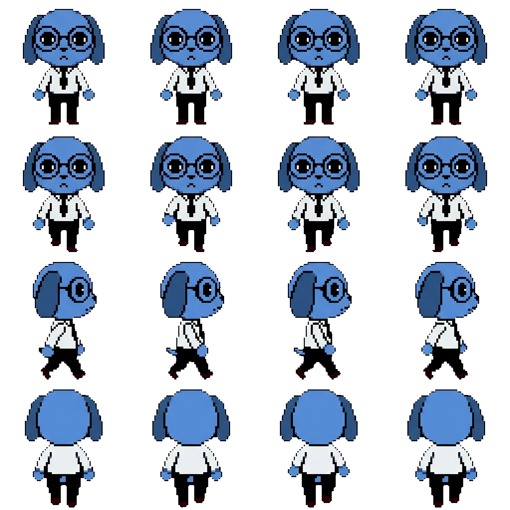 Secretario movement sprite