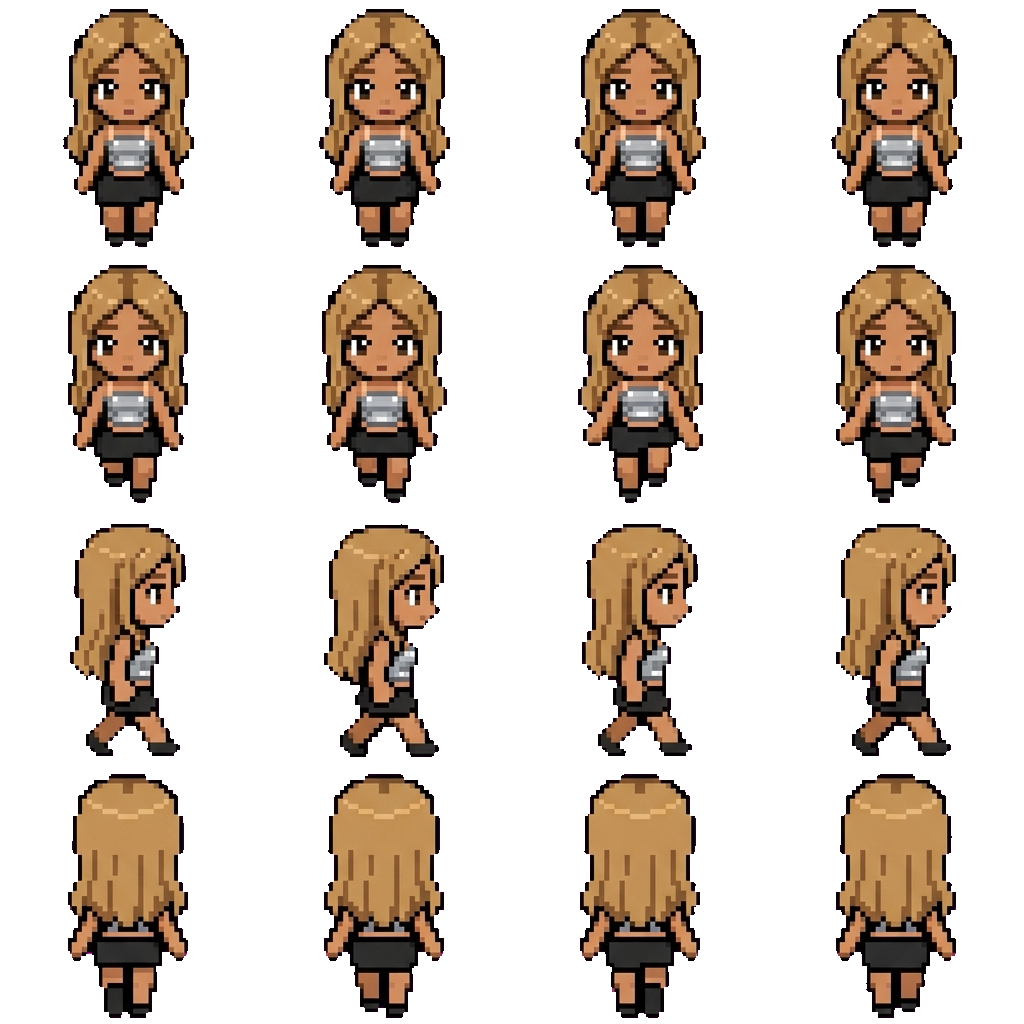 Rina movement sprite