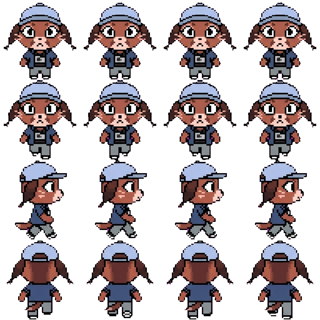 Liz movement sprite