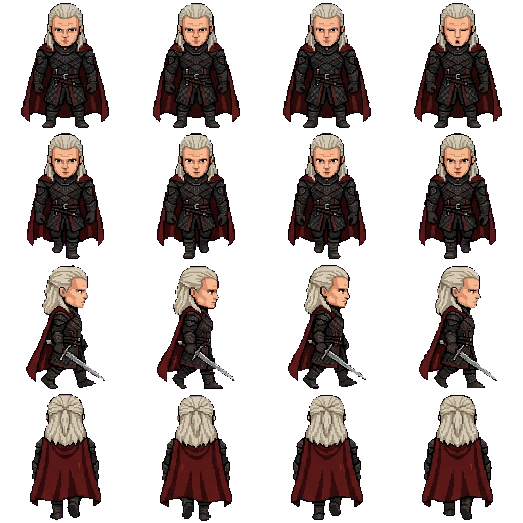 Daemon Targaryen movement sprite