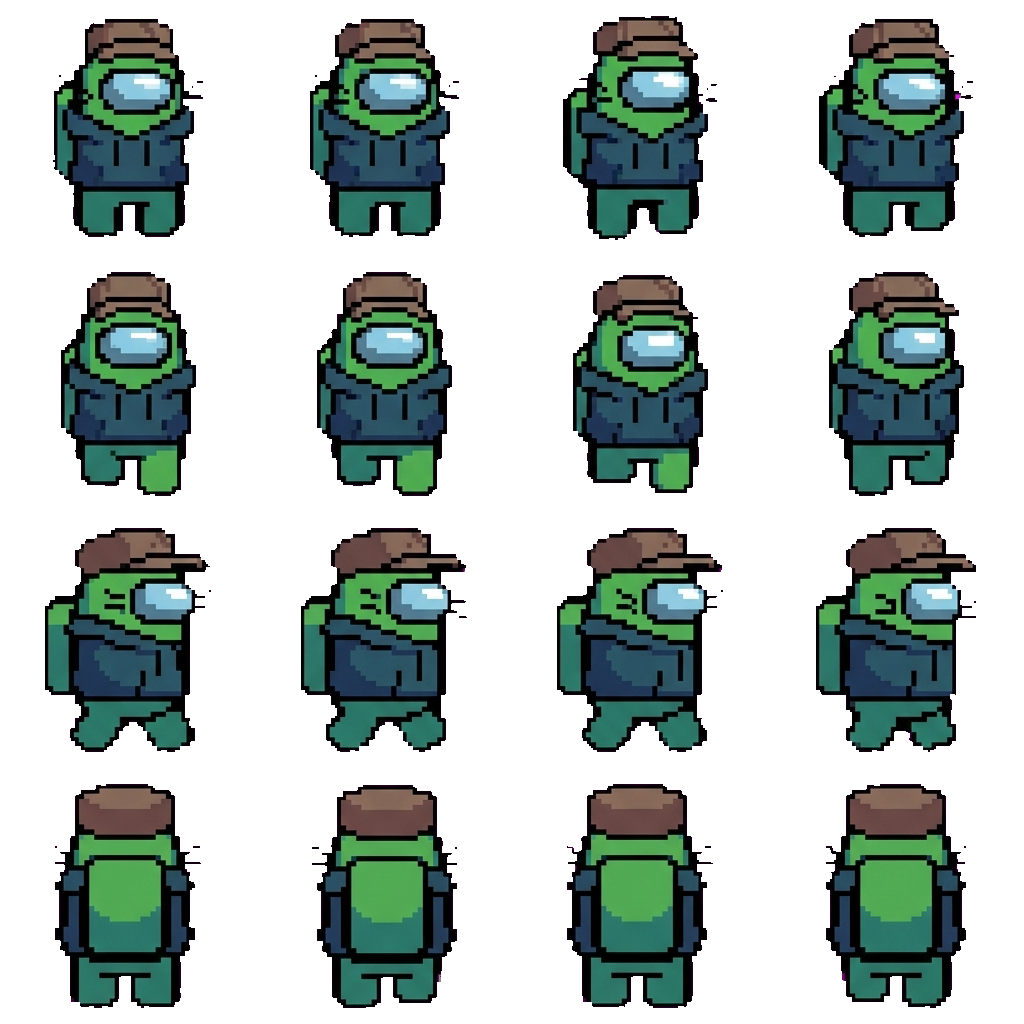 Verde movement sprite
