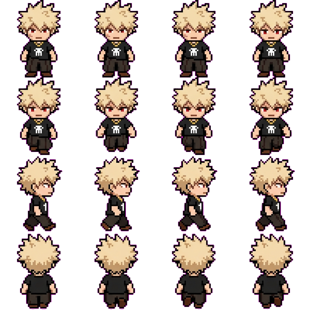 Katsuki Bakugou movement sprite