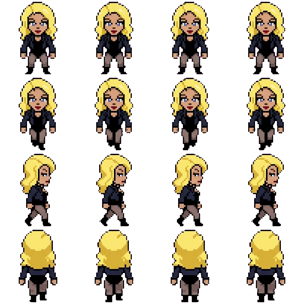 Dinah Lance movement sprite