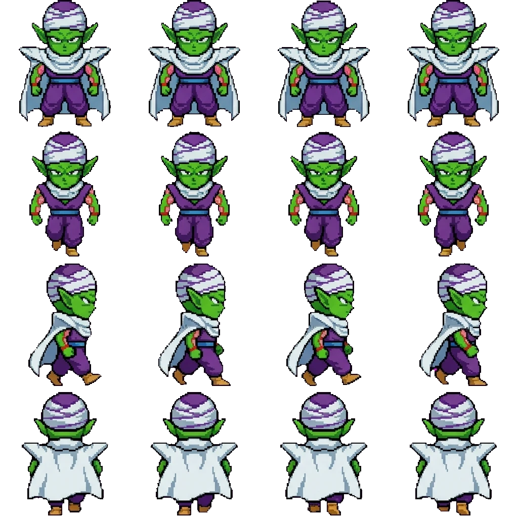 Piccolo movement sprite