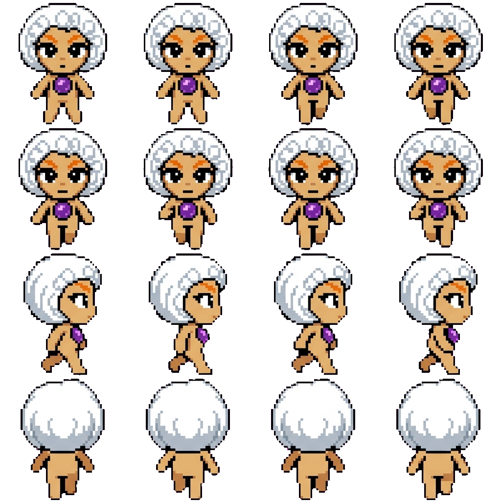Miss sky movement sprite