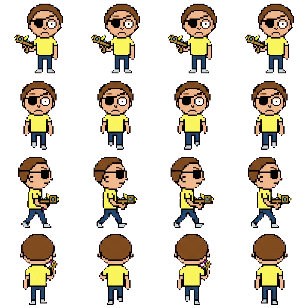 Evil Morty movement sprite