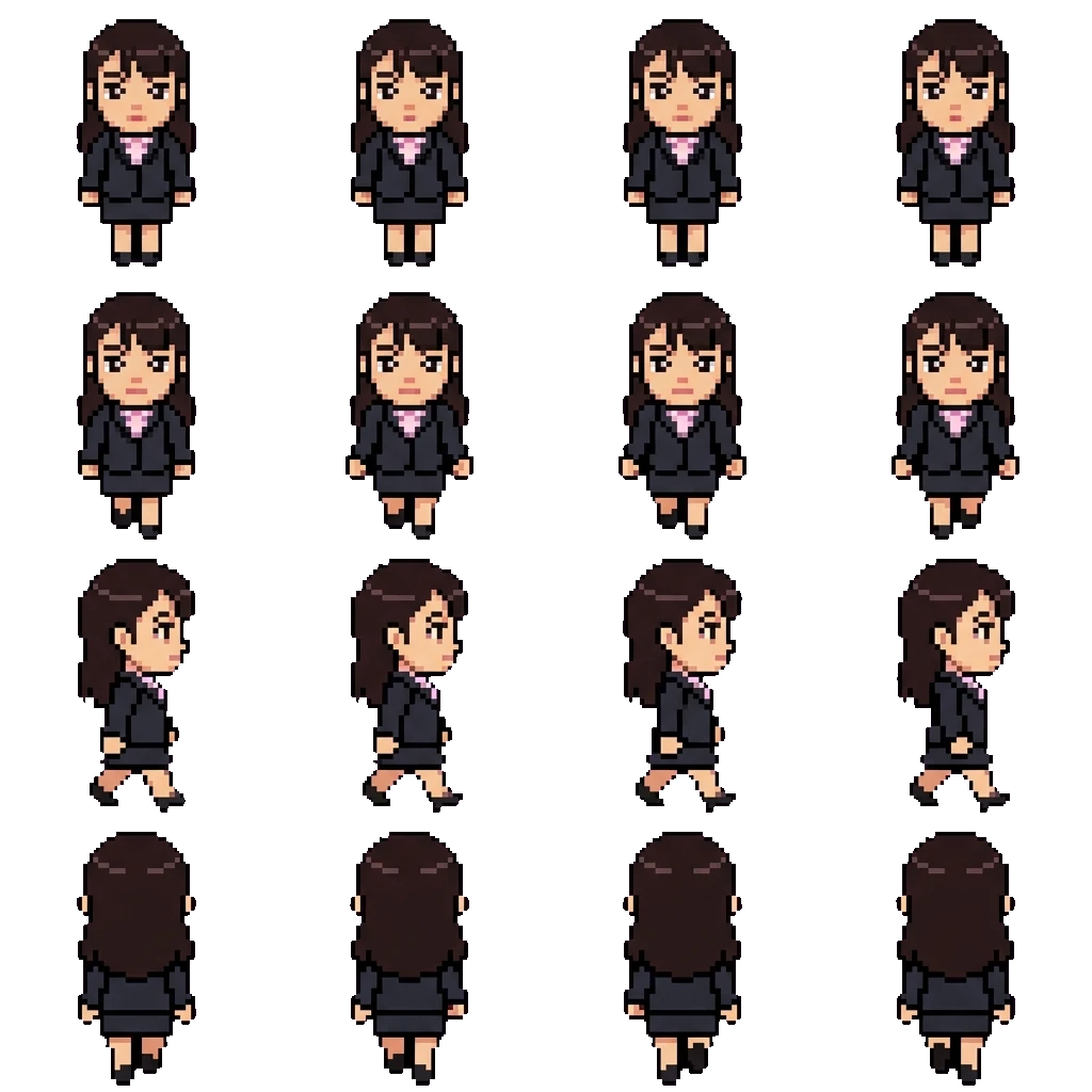 Mizuo Nonomiya movement sprite